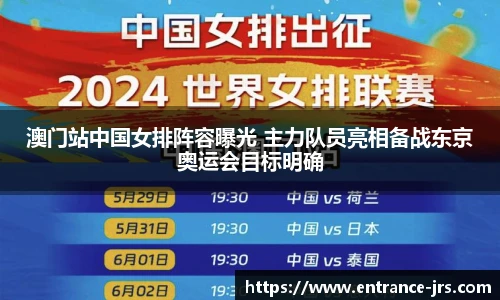 澳门站中国女排阵容曝光 主力队员亮相备战东京奥运会目标明确